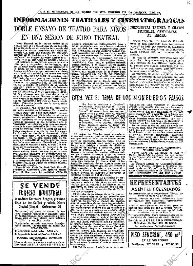 ABC MADRID 28-01-1970 página 69