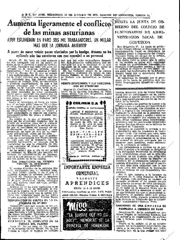 ABC SEVILLA 28-01-1970 página 31