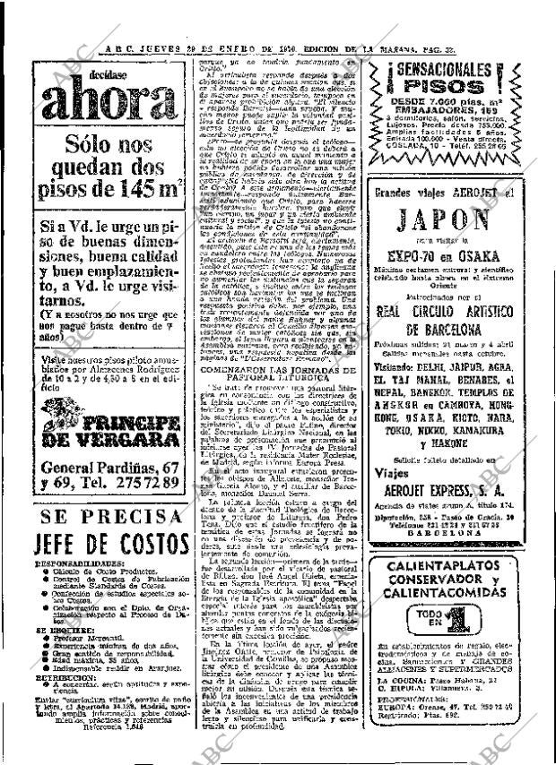 ABC MADRID 29-01-1970 página 32