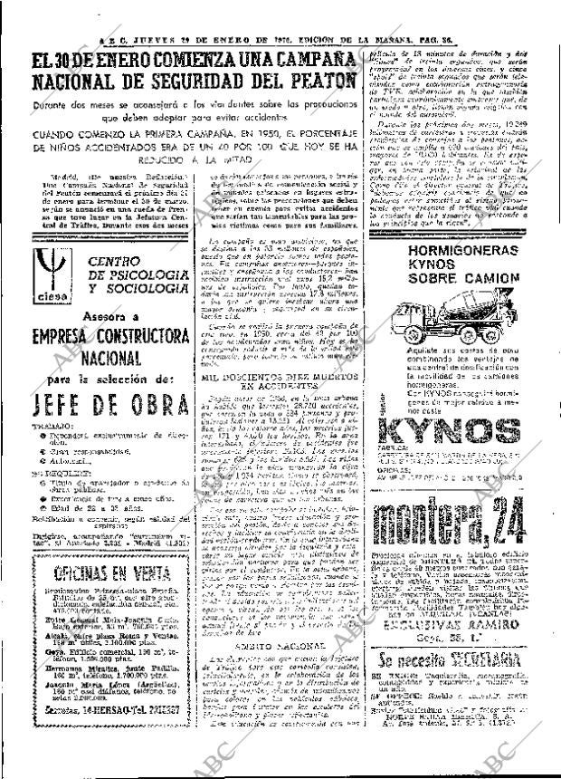 ABC MADRID 29-01-1970 página 36