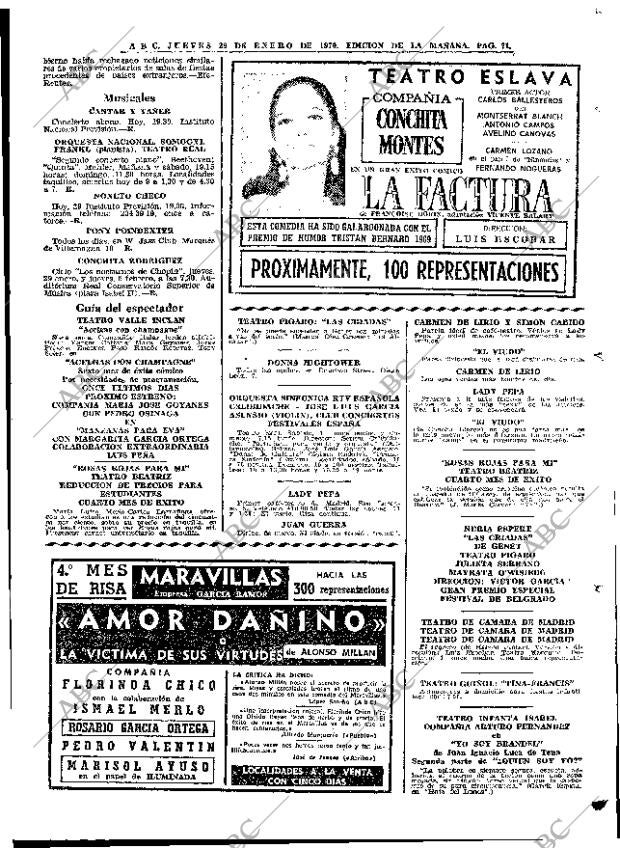 ABC MADRID 29-01-1970 página 71