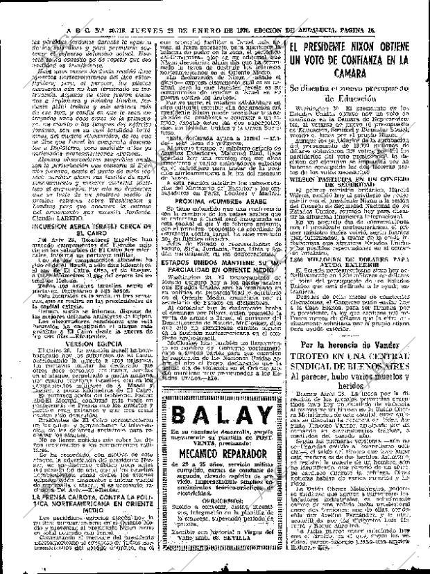 ABC SEVILLA 29-01-1970 página 14
