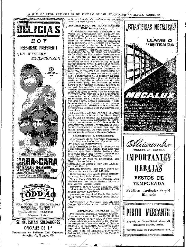 ABC SEVILLA 29-01-1970 página 18