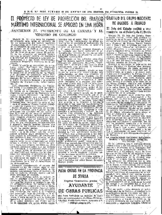 ABC SEVILLA 29-01-1970 página 19