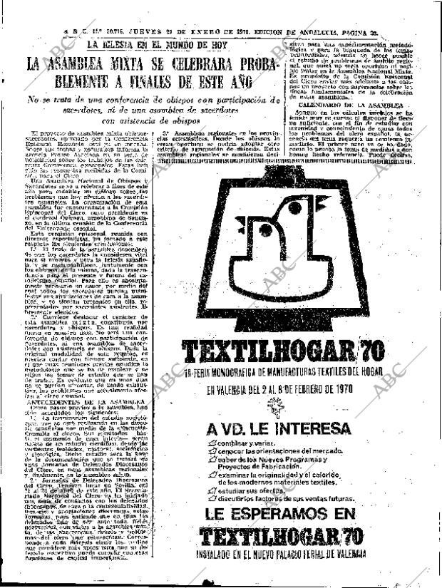 ABC SEVILLA 29-01-1970 página 21