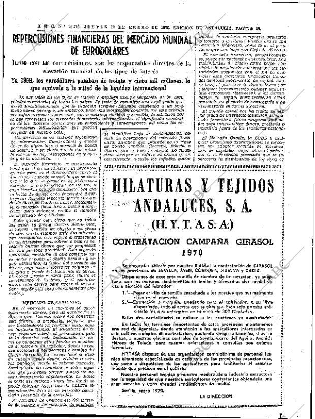 ABC SEVILLA 29-01-1970 página 27