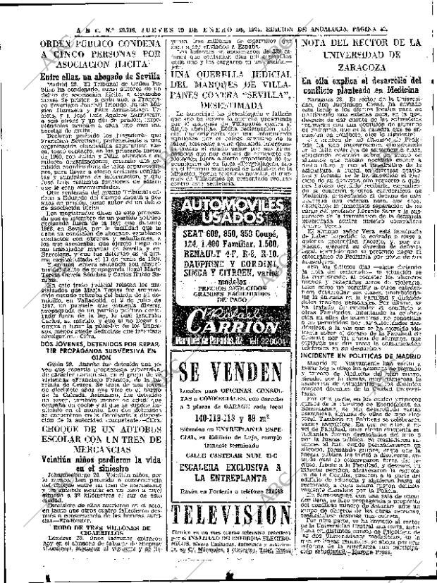 ABC SEVILLA 29-01-1970 página 30