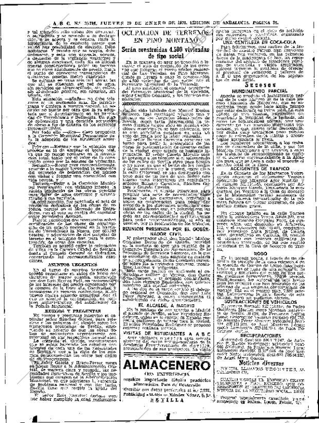 ABC SEVILLA 29-01-1970 página 36
