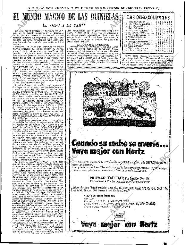ABC SEVILLA 29-01-1970 página 43