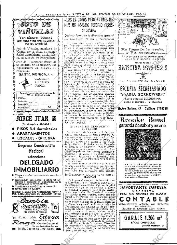 ABC MADRID 30-01-1970 página 28