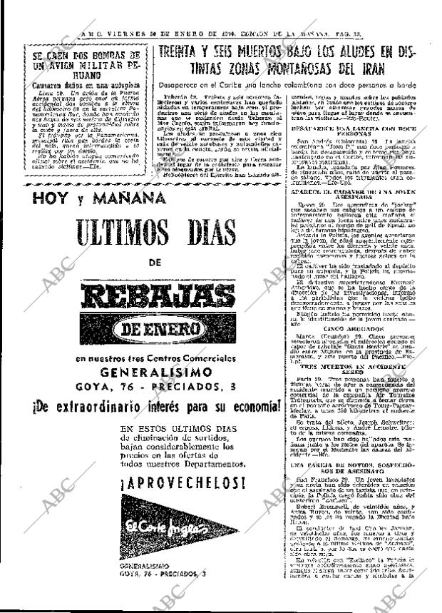 ABC MADRID 30-01-1970 página 33