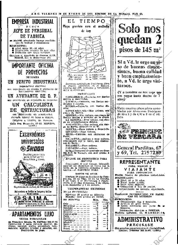 ABC MADRID 30-01-1970 página 40