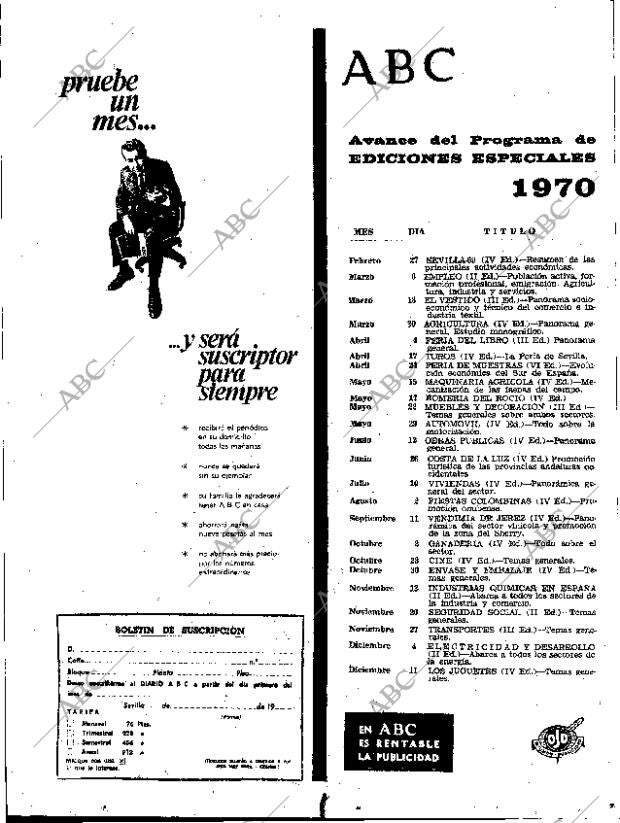 ABC SEVILLA 30-01-1970 página 13