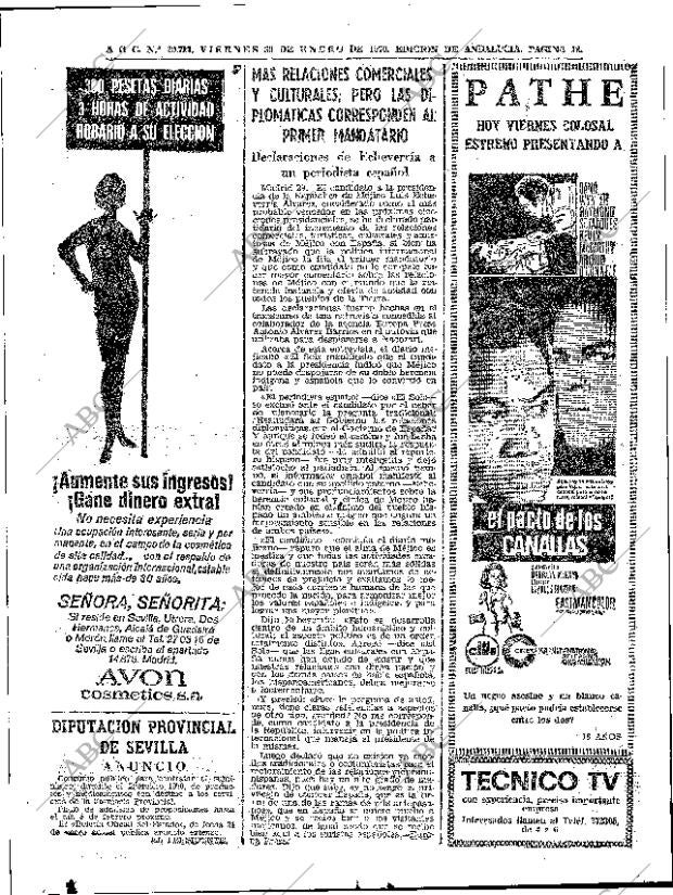 ABC SEVILLA 30-01-1970 página 18