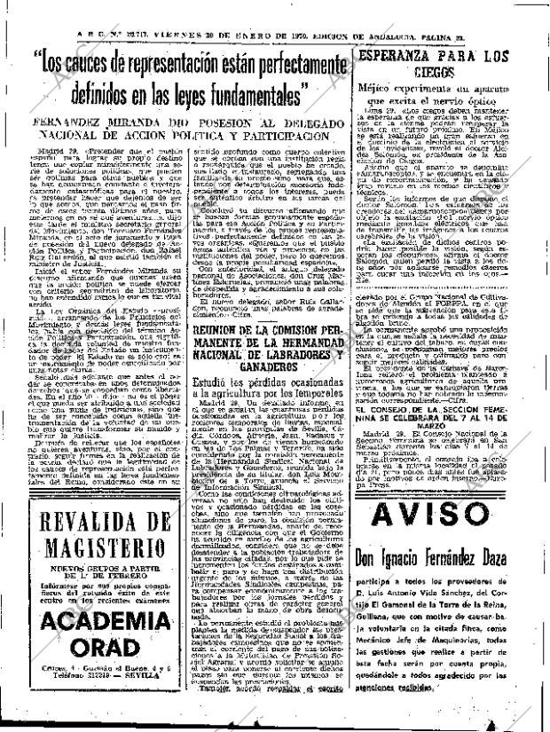 ABC SEVILLA 30-01-1970 página 21