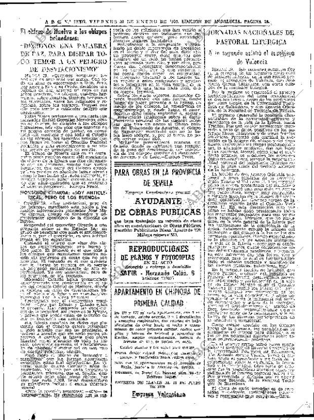 ABC SEVILLA 30-01-1970 página 26