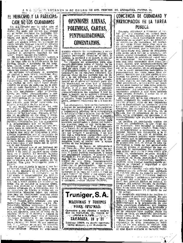 ABC SEVILLA 30-01-1970 página 31