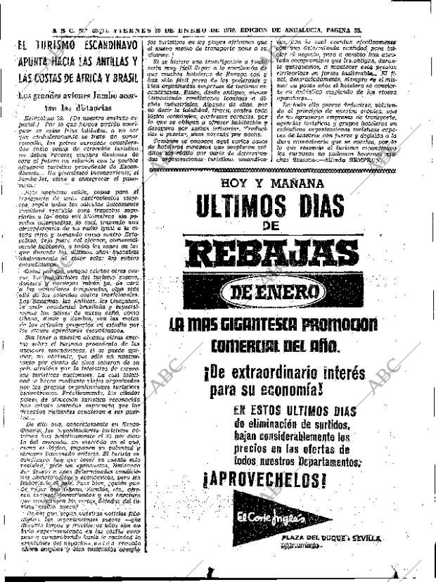 ABC SEVILLA 30-01-1970 página 33