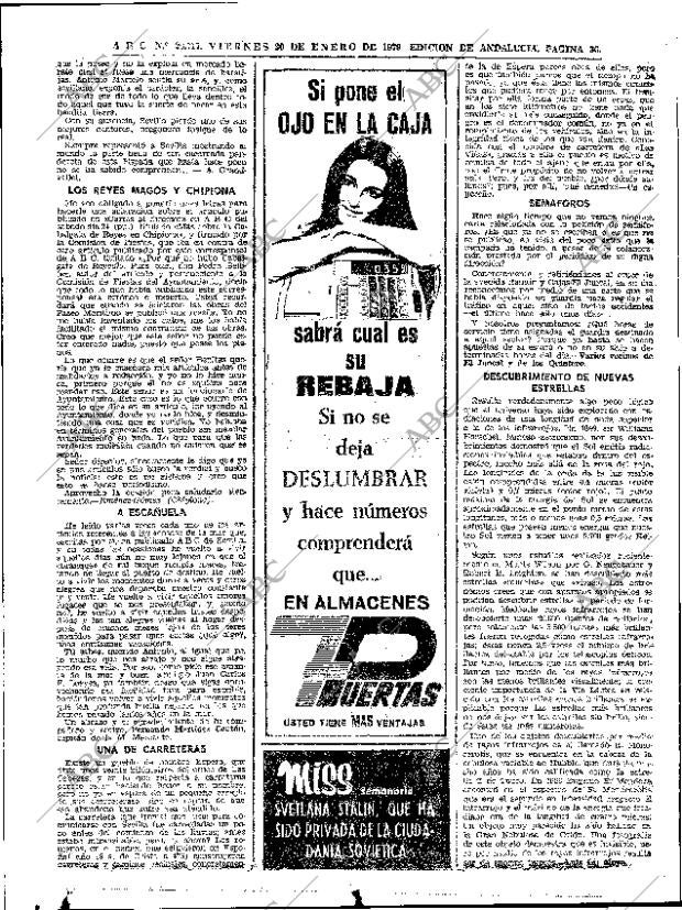 ABC SEVILLA 30-01-1970 página 36