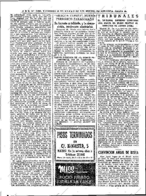 ABC SEVILLA 30-01-1970 página 44