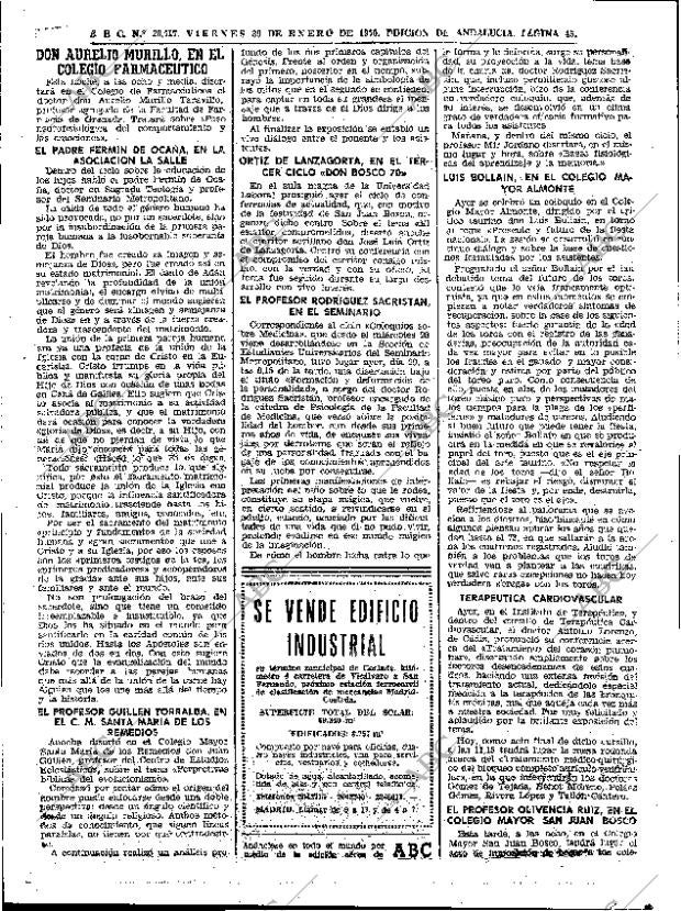 ABC SEVILLA 30-01-1970 página 45