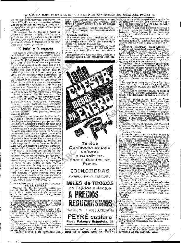 ABC SEVILLA 30-01-1970 página 50