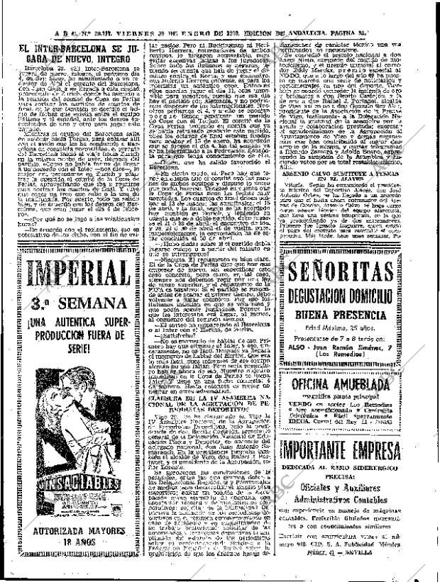 ABC SEVILLA 30-01-1970 página 51