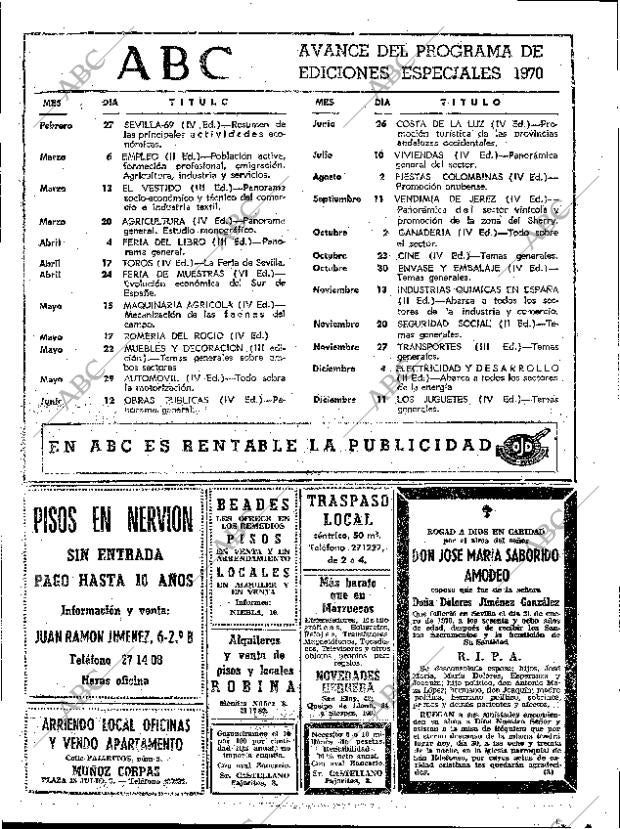 ABC SEVILLA 30-01-1970 página 61
