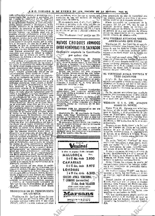 ABC MADRID 31-01-1970 página 20