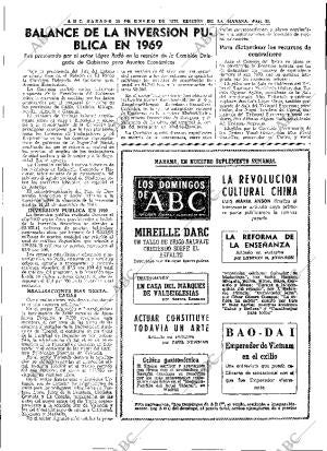 ABC MADRID 31-01-1970 página 25