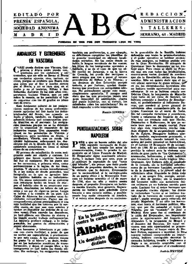 ABC MADRID 31-01-1970 página 3