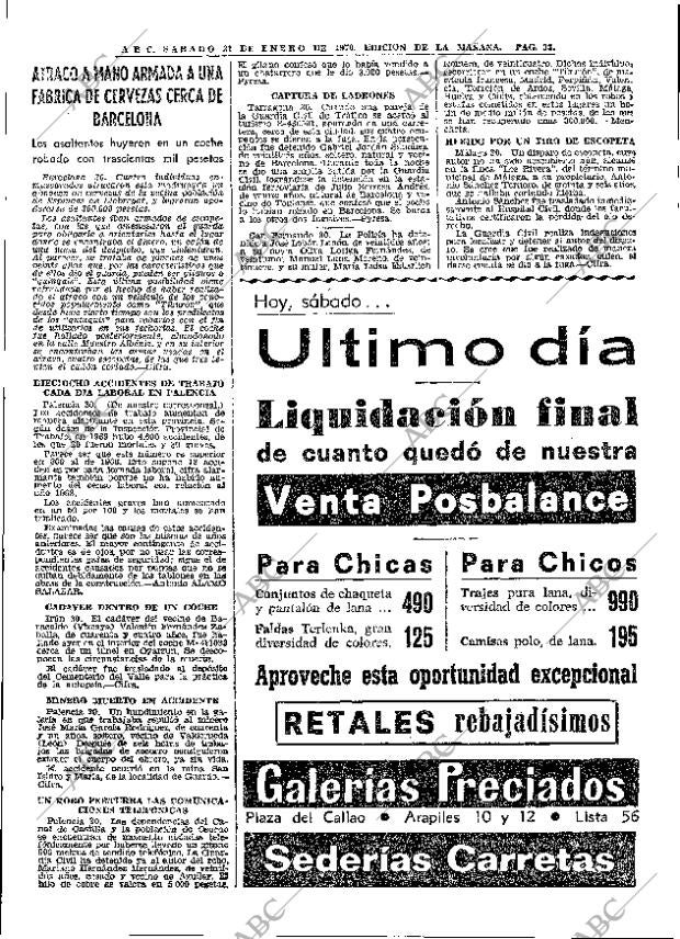 ABC MADRID 31-01-1970 página 33