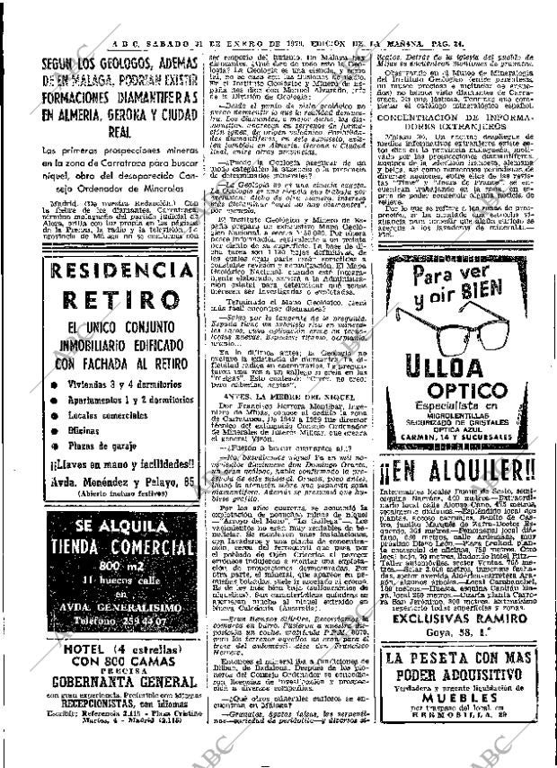 ABC MADRID 31-01-1970 página 34