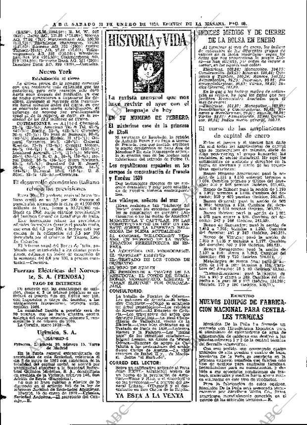 ABC MADRID 31-01-1970 página 58