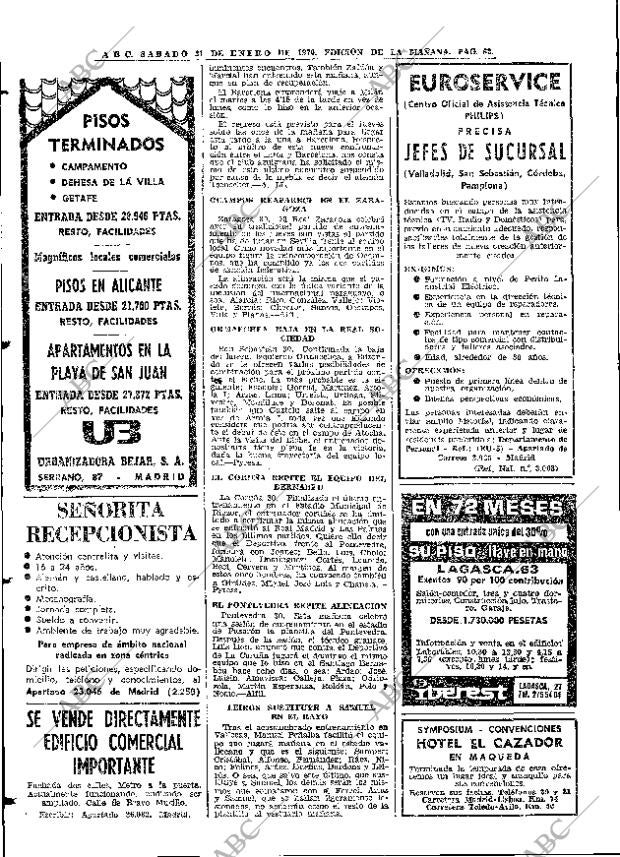 ABC MADRID 31-01-1970 página 62