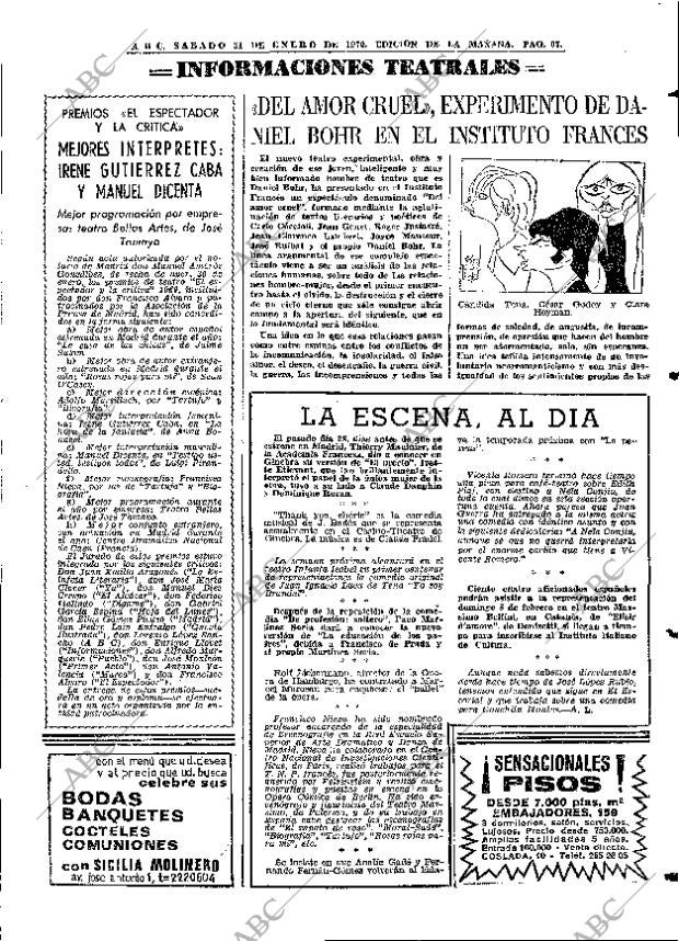 ABC MADRID 31-01-1970 página 67