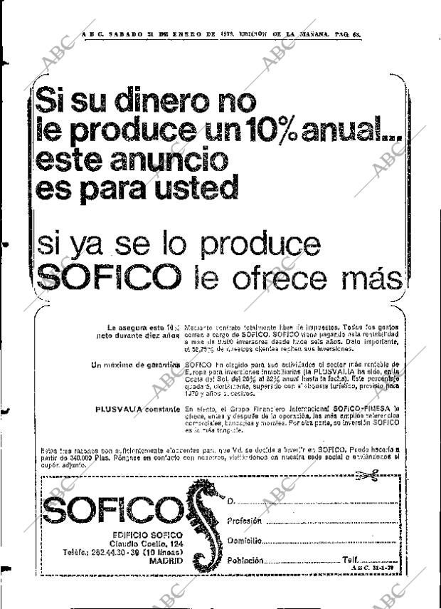 ABC MADRID 31-01-1970 página 68