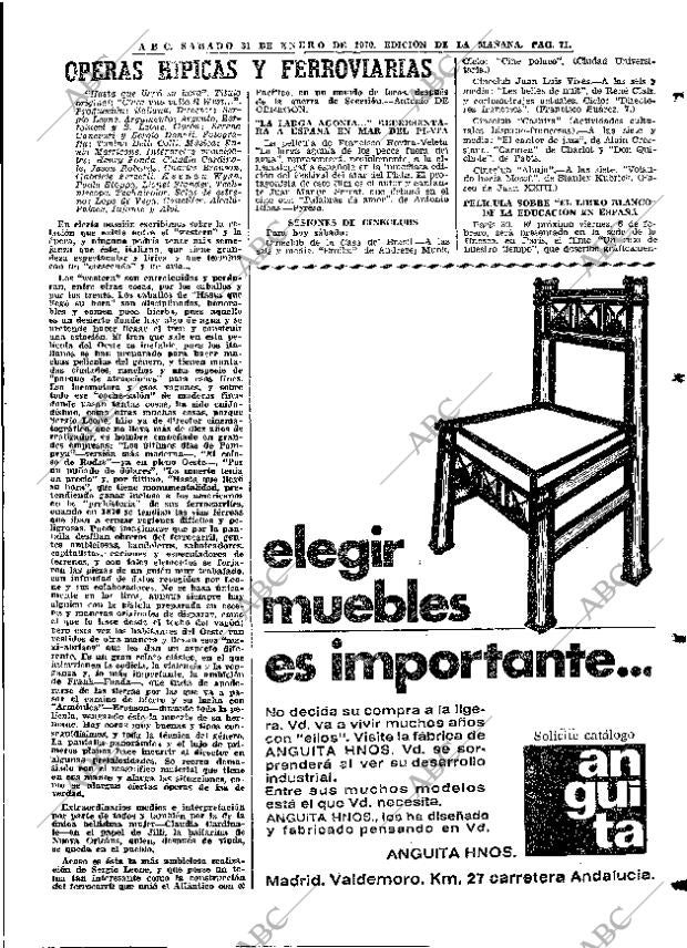 ABC MADRID 31-01-1970 página 71