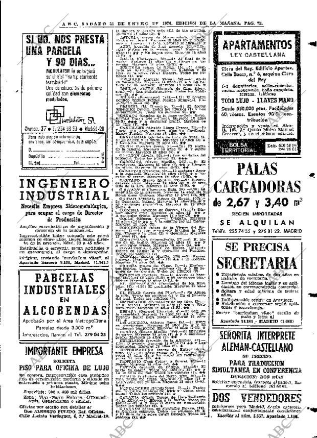 ABC MADRID 31-01-1970 página 75