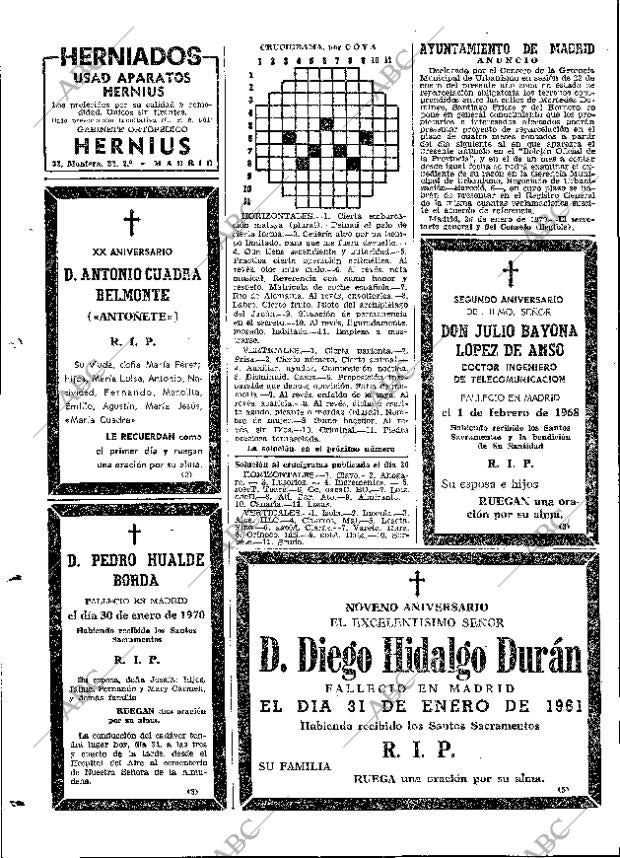 ABC MADRID 31-01-1970 página 92