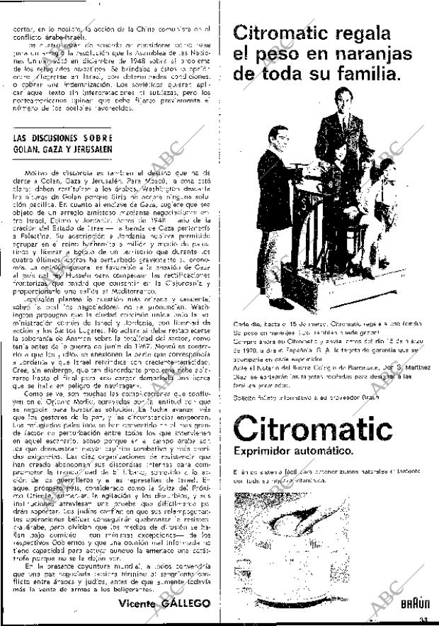 BLANCO Y NEGRO MADRID 31-01-1970 página 33