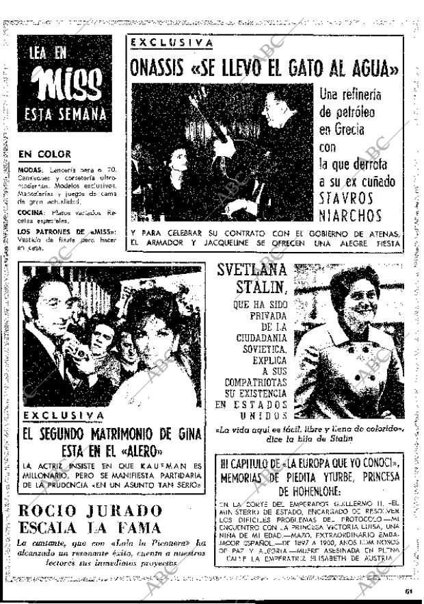 BLANCO Y NEGRO MADRID 31-01-1970 página 51