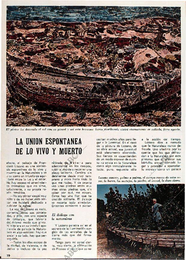 BLANCO Y NEGRO MADRID 31-01-1970 página 70