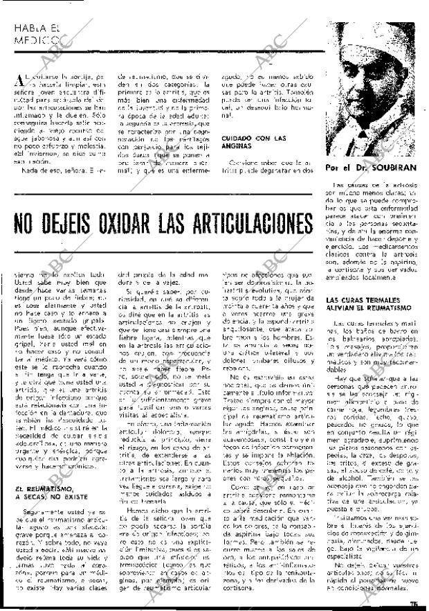BLANCO Y NEGRO MADRID 31-01-1970 página 75