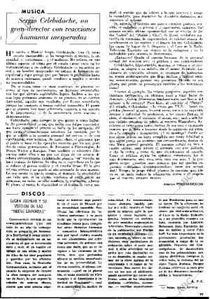 BLANCO Y NEGRO MADRID 31-01-1970 página 77