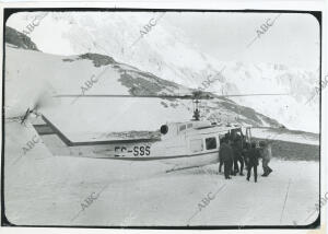 Rescate de los alpinistas Gervasio Lastra y José Luis Arrabal