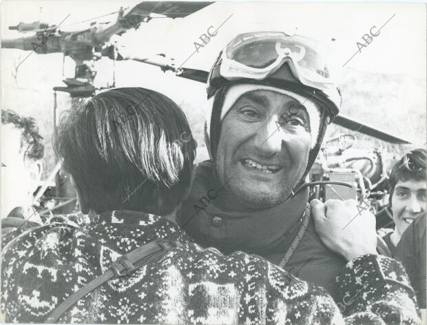 Rescate de los alpinistas Gervasio Lastra y José Luis Arrabal