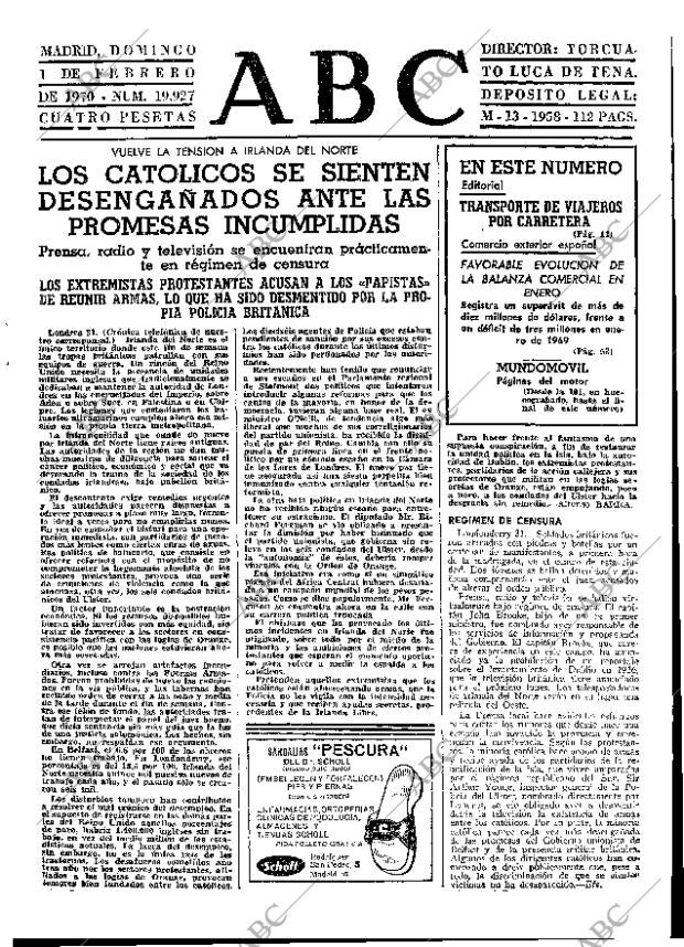 ABC MADRID 01-02-1970 página 13