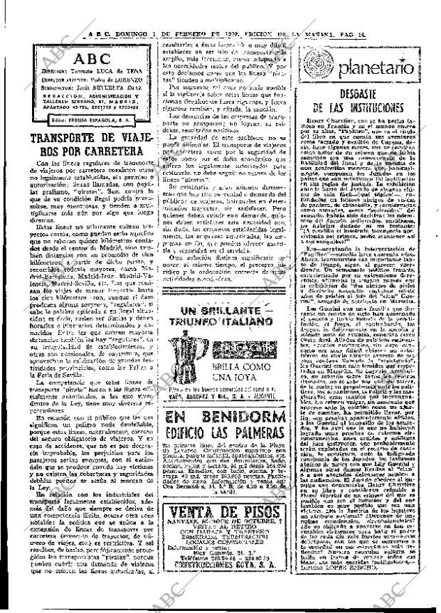 ABC MADRID 01-02-1970 página 14