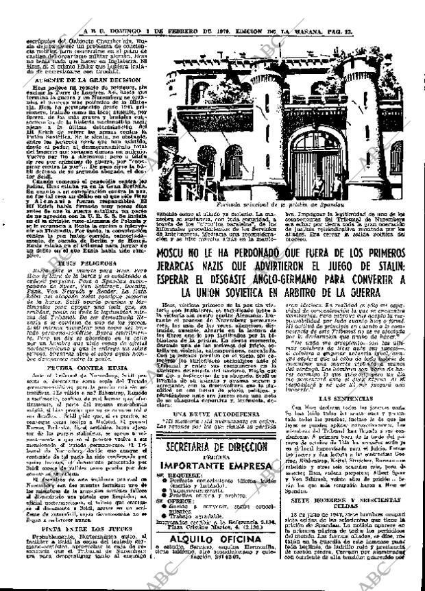 ABC MADRID 01-02-1970 página 23